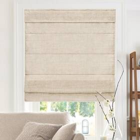 Chicology Rmbf4764 Cordless 47 Inch W X 64 H Belgian Flax Privacy And Light Filtering