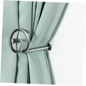 Hd01 Chimei Curtain Holdbacks Silver Set Of 4 Curtains Holders Hooks For 2pair
