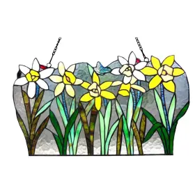 Chloe Lighting 602573850305 Daffodil Design Window Panel/suncatcher Multi-color M