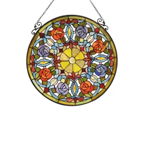 Chloe Lighting 602573878897 Tiffany Style Flower Design Suncatcher