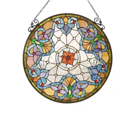 Chloe Lighting 602573878972 Tiffany Style Flower Design Suncatcher