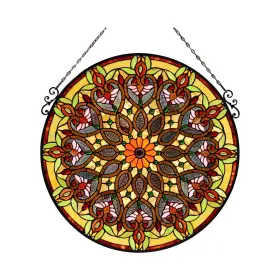 Chloe Lighting 707772954875 Victorian Design Window Panel/suncatcher Multi-color