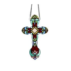 Chloe Lighting 707772957692 Geometric Design Window Panel/ Suncatcher