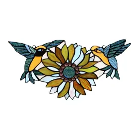Chloe Lighting 707772958668 Bird Design Window Panel/ Suncatcher Multi-color