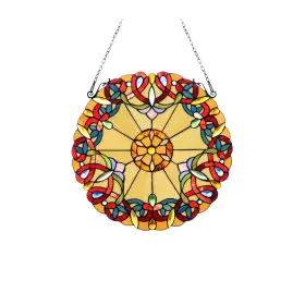Chloe Lighting 707772959719 Victorian Design Window Panel/ Suncatcher
