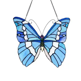 Chloe Lighting 707772960067 Butterfly Window Panel/ Suncatcher