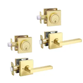B0ddt16hvv Cielsa Dawn Gold Heavy Duty Privacy Lever Door Handle And Single Cylinder
