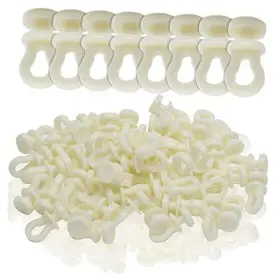Tuohai210630-005 Cionyce 50 Pcs Plastic Window Curtain Track Wheels Rollers Carrier Slide