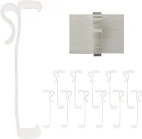 Classic Links 313115188106 Amazing Drapery Hardware 3.0 Inch Clear Valance Clips For Top Blind Brands And Win