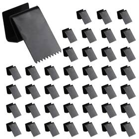 Cnqlis Ymx7-1-bi-bt050-bk-40 40 Pcs Hurricane Window Clips Fit 1/2 Inch To 3/4 Thick Plywood Carbon Steel Reusable