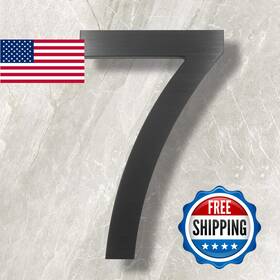Cobata B07z7djpgj 10 Inch House Numbers- Modern Floating Street Home Address Number-large