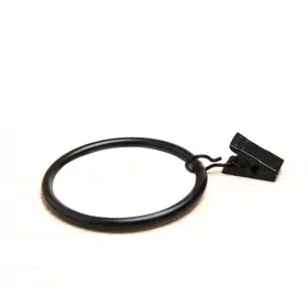 Coideal 702411838721 Large Curtain Rings With Clips 10 Pack 2.5 Inch Xl Extra Rustproof St
