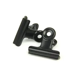 Coideal 702411838875 Black Small Bull Clips - 30 Pack Mini Metal Hinge Tiny Binder P
