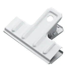 Bp-metalclips-77mm-white Coideal White Bull Clips Thickened - 10 Pack 3 Inch Long Large Metal Binder P