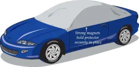 49239 Collections Etc Auto Window Snow And Ice Car Protector