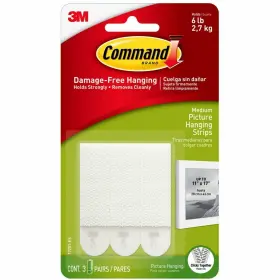 17201 Command Picture Hanging Removable Interlocking Fasteners 3/4 Inch X 2 Set Of 3