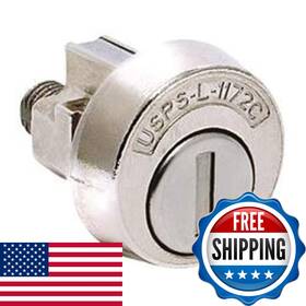 Compx National B07mdhnwgk Mailbox Lock 4c Style Clockwise Brushed Nickel Key