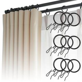 Conamei Us-888jc-cd071 80 Pcs Curtain Rings And Hooks - Stainless Steel Shower Hoo