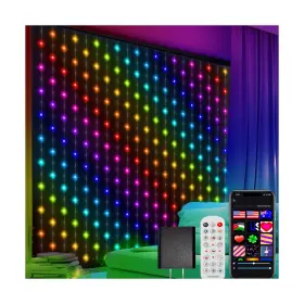 Ct-rb0707-usb-zn Cozitech Smart Curtain Lights Color Changing 400 Led L... Fast Usa Ship
