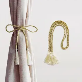 Crazycharlie 748521815146 10pcs Twisted Rope Curtain Tiebacks Village Style Holdback Curta