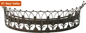 De2742 Creative Co-op Metal Curtain Crown