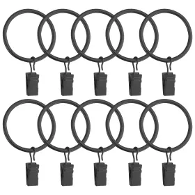 Creekeley 763932218591 1.5 Inch Curtain Clips For Panels Rings With Ri