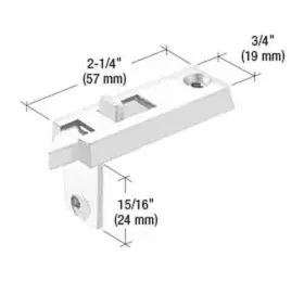 F2642 Crl White Tilt Window Latch For Better Bilt - Package