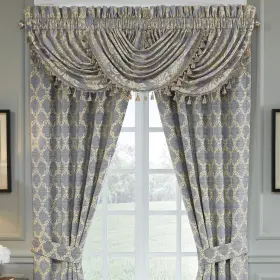 2a0-468o0-9015 Croscill 2a0-468o0-9015/054 Nadia Valance Light Grey 33 Inch W X 48.5 L Pack Of 1
