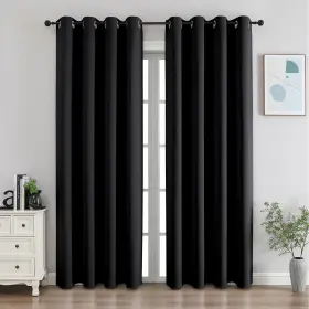 Cf861 Cucraf Blackout Curtains 96 Inch Length 2 Panels Set Thermal Insulated Curtai