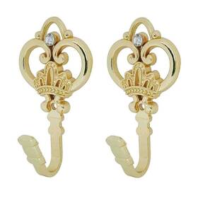 Cucumis 712190870898 Crown Curtain Wall Hook Household Clothes Hanging Window Drapery Medalli