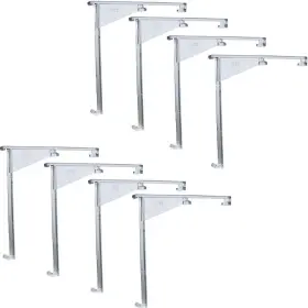 Cutelec 445040255219 8pcs Valance Clips 3.5 Inch Clear Vertical Blind Hidden Retainer Holder Installation
