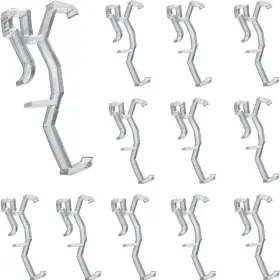 Cutelec 445044050063 Valance Clips 20pcs 2.5inch Clear Plastic Hidden Retainer Holder Clip For Window