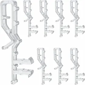 Cutelec 606184425334 10 Pcs 2-1/8 Inch Hidden Channel Valance Clips For Horizontal Wood Blinds M