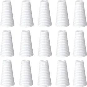 Cutelec 705353756023 Pull Cord Tassels 20pcs White Plastic Window Blind Knobs Drops