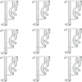 Cutelec 744110195835 Valance Clips 10pcs 2inch Clear Plastic Hidden Retainer For Window Blinds