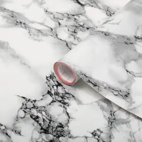 346-0047 D-c-fix Decorative Self-adhesive Film Marble White 17 Inch X 78 Roll