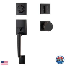 Dairazan B0dkt77r2j Oil-rubbed Bronze Front Door Handle Set Entry Lock 3 Keys Single