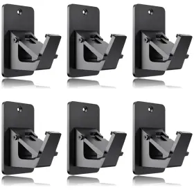 Rz057 Daisyfang 6 Pcs No Drill Curtain Rod Brackets Self Adhesive Univer