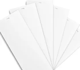 Dalix 748252106254 White Vertical Replacement Blinds Slats Sliding Glass Door 82.5