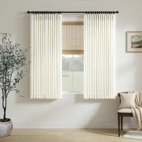 Dt-hzcl-hfm-natural-40x54-1 Dancurton Cream Linen Curtains 54 Inch Length 2 Panel For Bedroom Pinch Pleated Back Ta