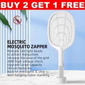 Wd-947 Dangzw Rechargeable Electric Mosquito Fly Swatter Zapper Racket Bug Insect Killer Lamp
