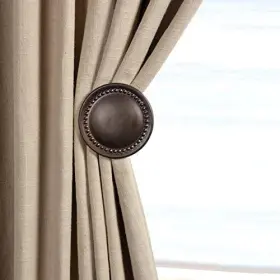 Deco Window 903330126964 Elegant And Functional Brown Oil Rubbed 2 Piece Curtain Holdbacks For A Styli