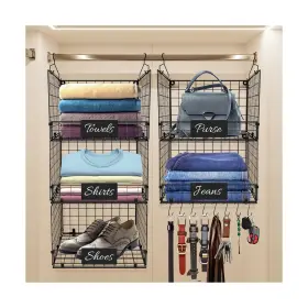 Dhco-004 Decolure 5-tier Adjustable Hanging Closet Organizer Maximize Hang... Fas