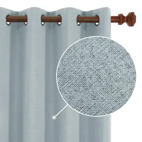 Ct4528d-3 Deconovo Total Blackout Curtains Linen Room Darkening With