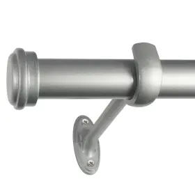 27941-18ni Decopolitan End Cap Single Curtain Rod Set 18 To 36-inch Steel Nickel