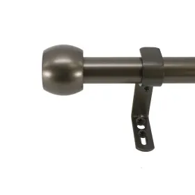 29546-db18 Decopolitan 1 Inch Knob Curtain Rod Set 18 To 36 Inches Bronze