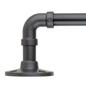 30165 Decopolitan 5/8 Inch Pipe Wrap Around Curtain Rod Set 48 To 86 Inches Vintage B
