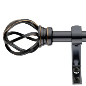 30853-ab28 Decopolitan 5/8 Inch Cage Curtain Rod 28 To 48 Inches Antique Bronze