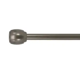 30890-bz48 Decopolitan 5/8 Inch Cap Curtain Rod Set 48 To 84 Inches Bronze