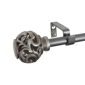 30923-vs48 Decopolitan Kensignton 5/8 Inch Curtain Rod Set 48-86 Venetian Silver